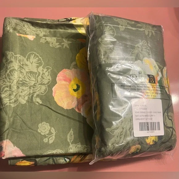 Anthropologie Nathalie Lete Marais Bird Curtains, Set of 2 Panels - Picture 4 of 4